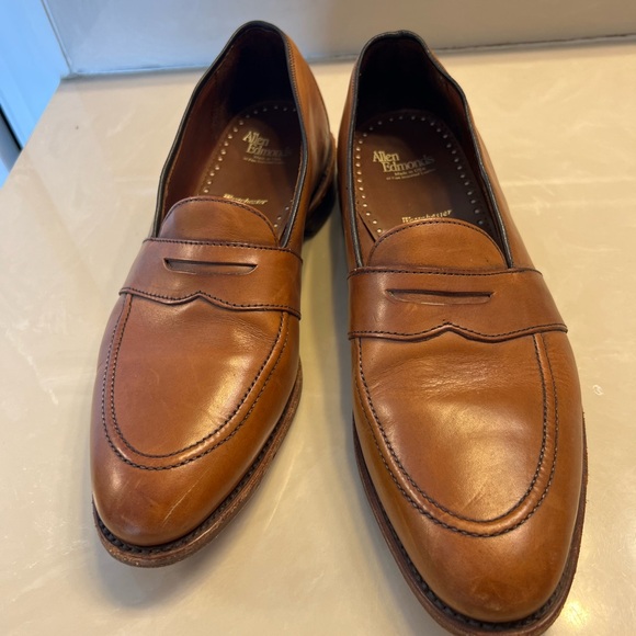 Allen Edmonds leather penny loafers made in USA size 11D Westchester, retail 395 main image 6